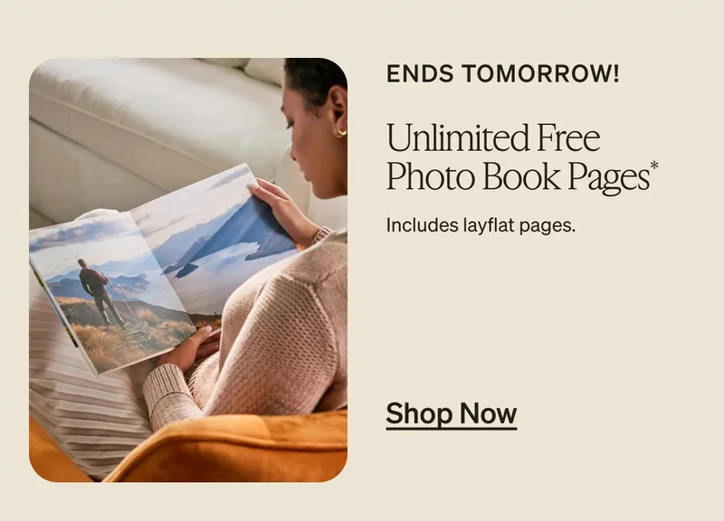 Get FREE Prints + Unlimited FREE Photo Book Pages