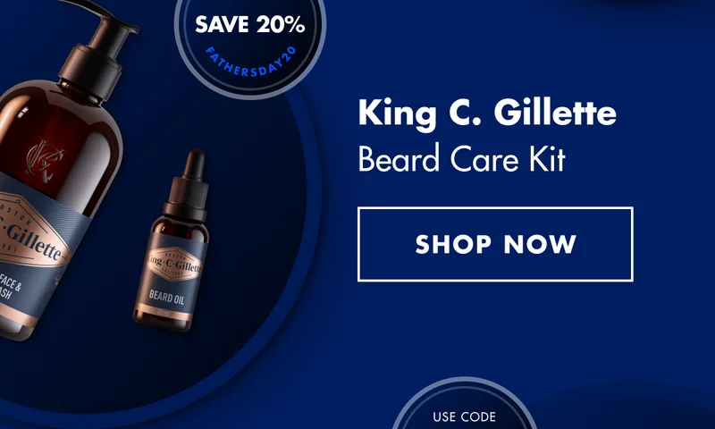 King C. Gillette Beard Care Kit. SHOP NOW