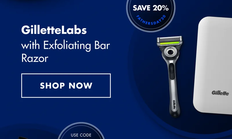 GilletteLabs with Exfoliating Bar Razor. SHOP NOW