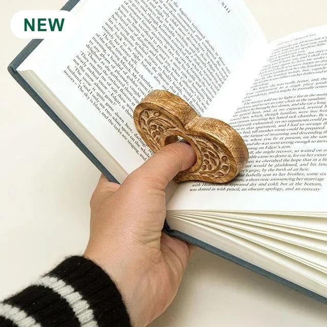 The Cozy Grip Wooden Book Holder