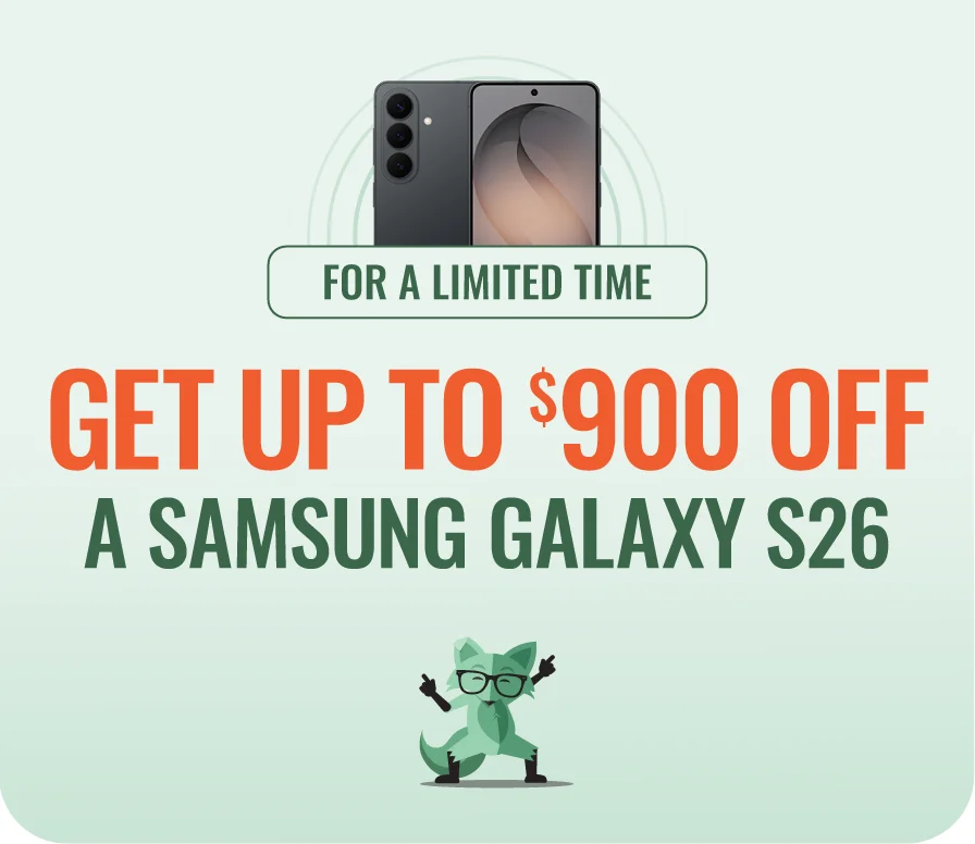 Get up to $900 off a Samsung Galaxy S26