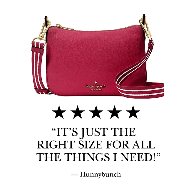 'IT'S JUST THE RIGHT SIZE FOR ALL THE THINGS I NEED!"
