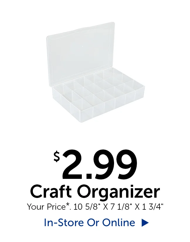 $2.99 Craft Organizer