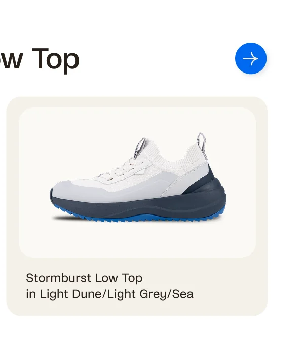 Stormburst Low Top in Light Dune/Light Grey/Sea