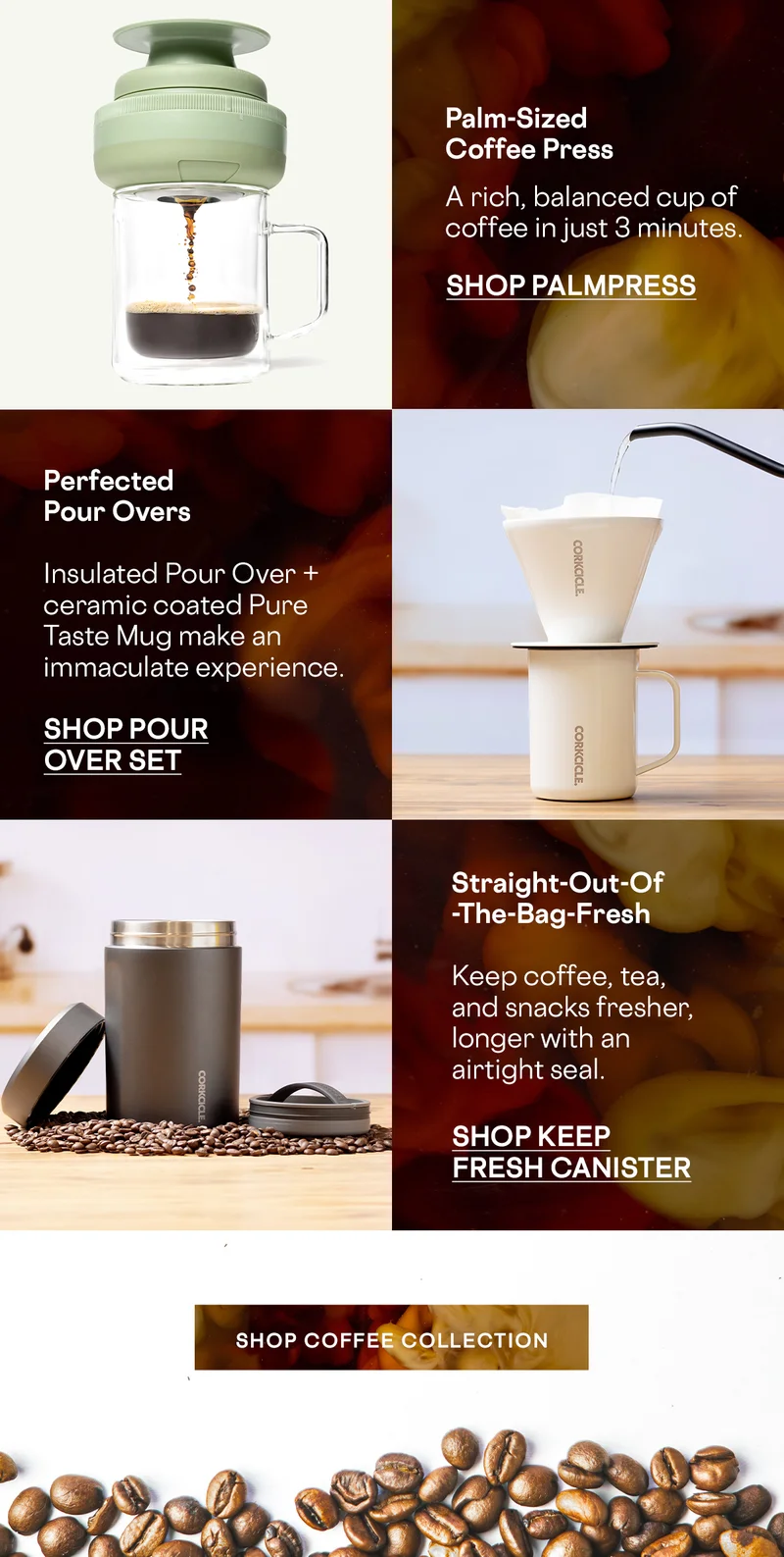 20% off coffee essentials with code discount code