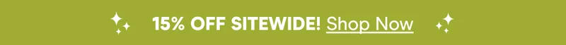 15% OFF Sitewide