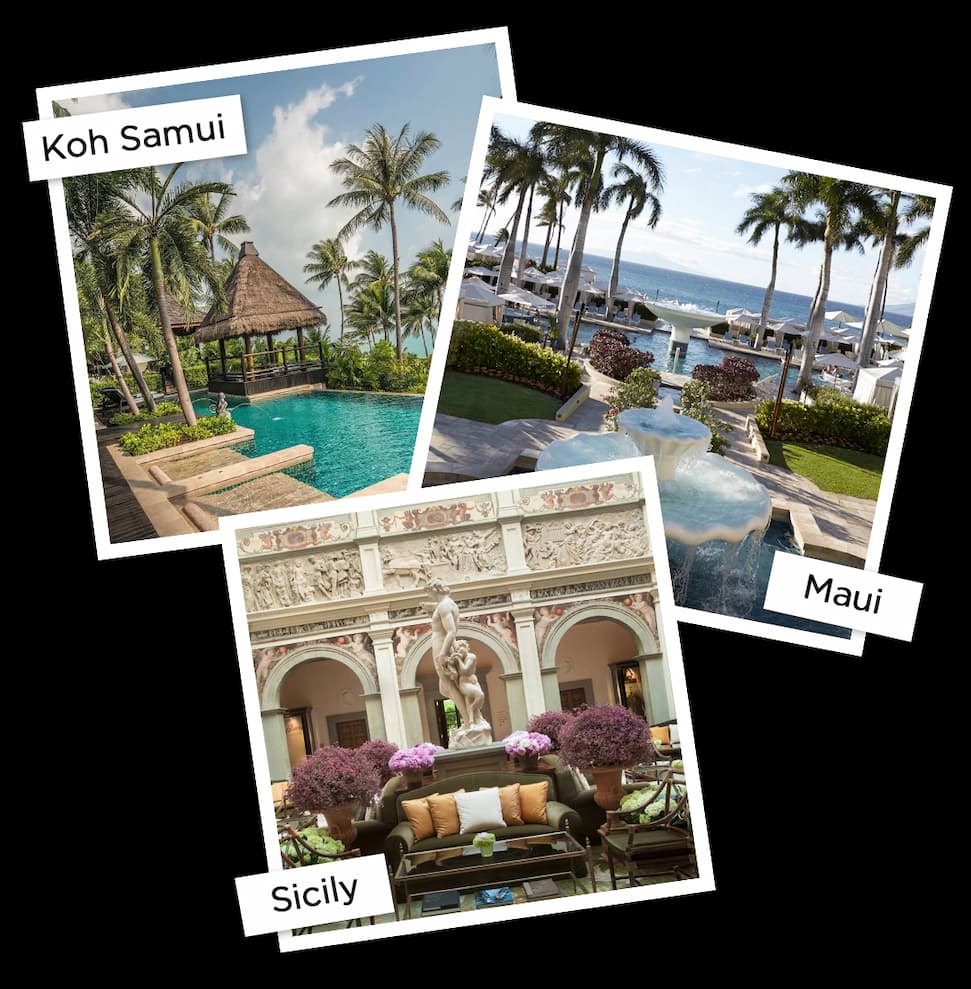 THREE INCREDIBLE DESTINATIONS