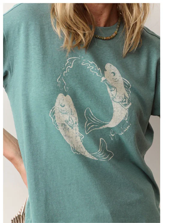 Oversized Hemp Graphic Tee