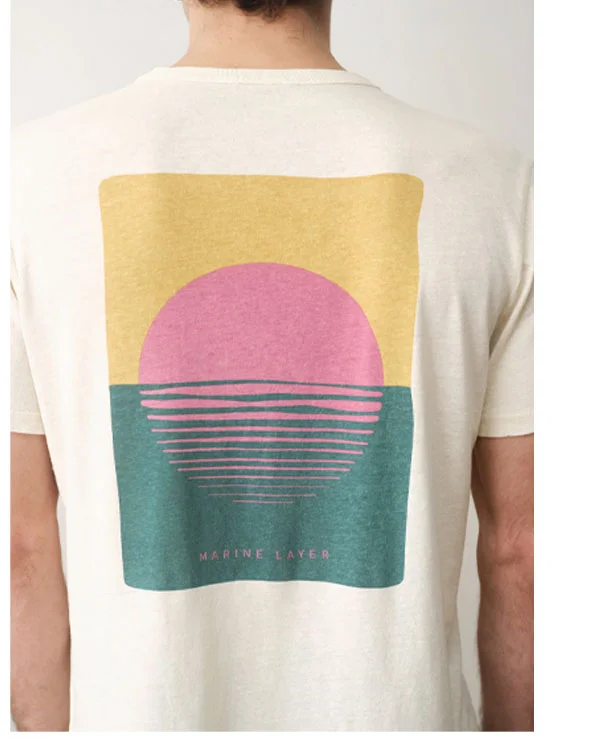 Hemp Cotton Relaxed Graphic Tee