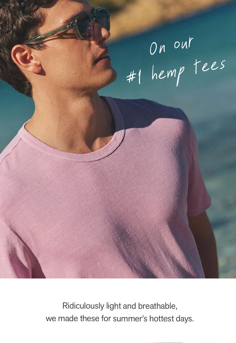 On our #1 Hemp Tees