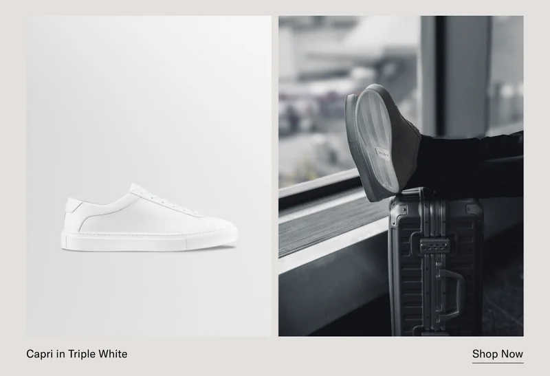 Capri in Triple White-Shop Now
