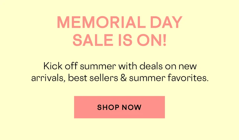 Shop 20% Off Sitewide For Memorial Day Sale
