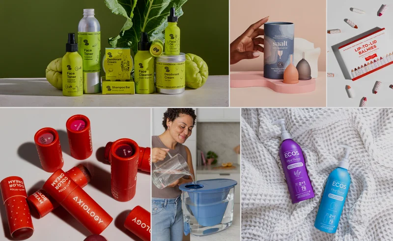 A collection of products by giveaway brands