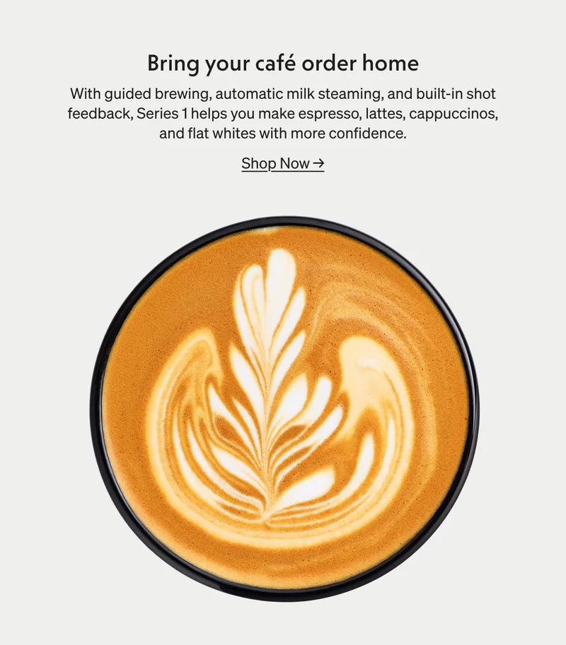 Bring your cafe order home. Shop now.