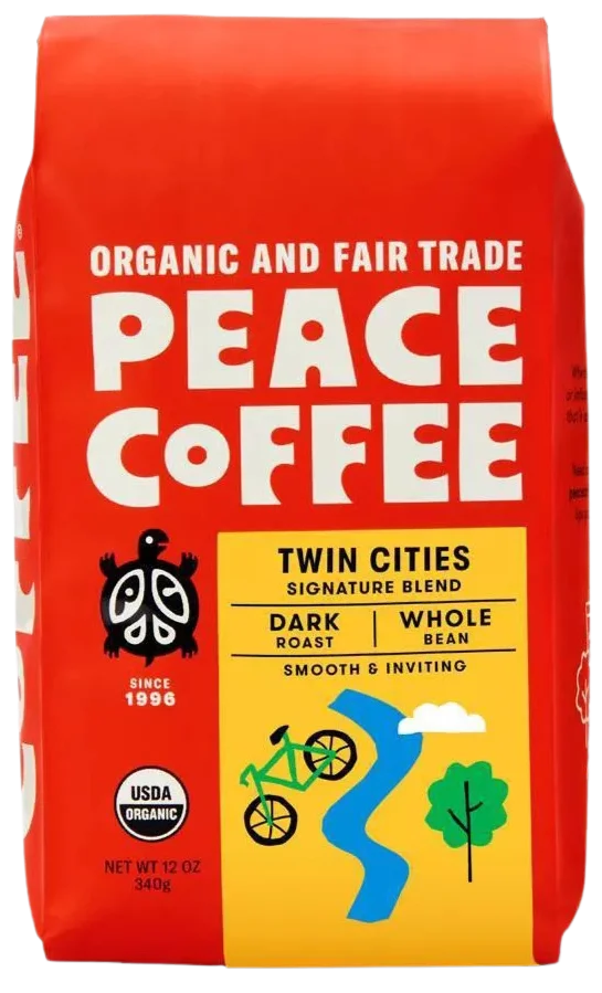 Image of Peace Coffee Twin Cities Dark Roast Whole Bean Coffee
