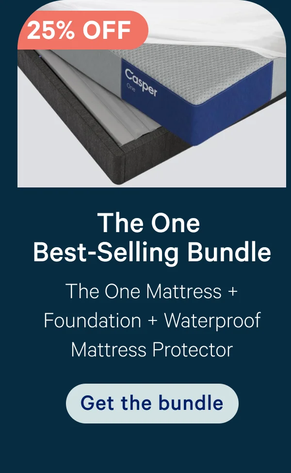 The One Best-Selling Bundle; The One Mattress + Foundation + Waterproof Mattress Protector