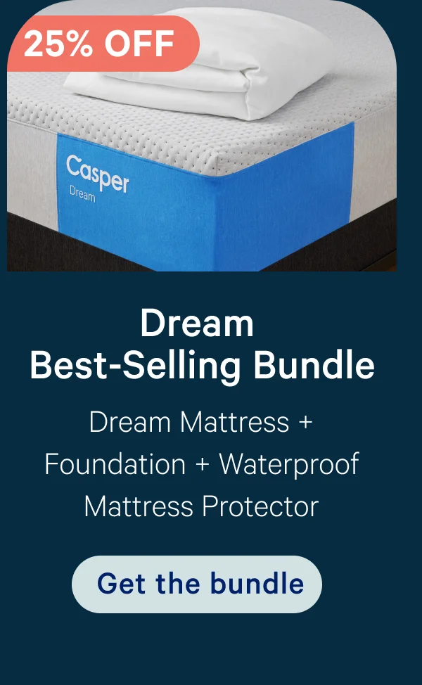 Dream Best-Selling Bundle; Dream Mattress + Foundation + Waterproof Mattress Protector