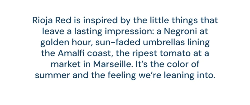 Pantone Color Story- Red