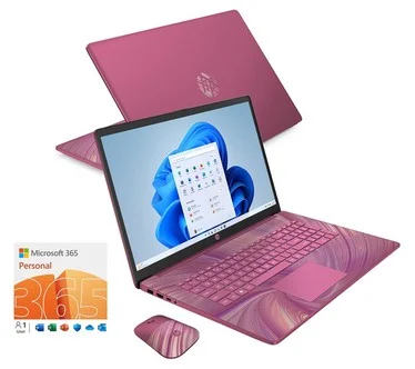 HP 17" Laptop Intel, 4GB RAM 128GB SSD with HP Wireless Mouse & MS365