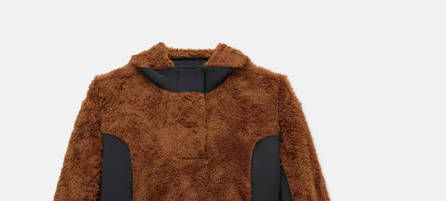 Recycled Fleece Cropped Anorak