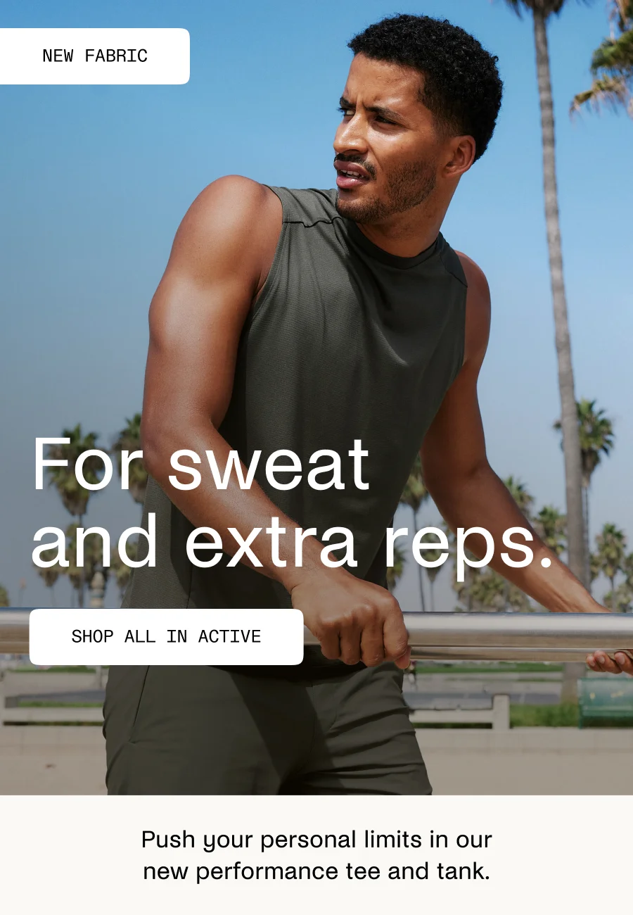 For sweat and extra reps.