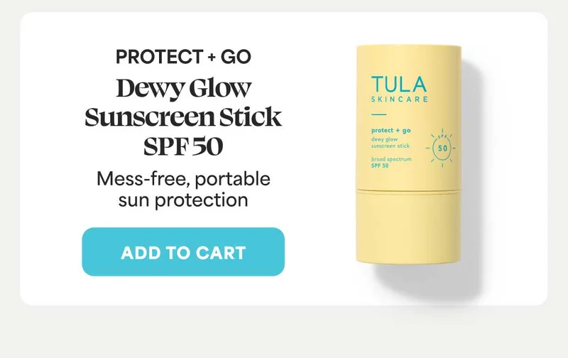 PROTECT + GO Dewy Glow Sunscreen Stick SPF 50 Mess-free, portable sun protection -- ADD TO CART