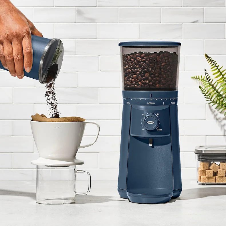 Conical Burr Grinder in Storm Blue