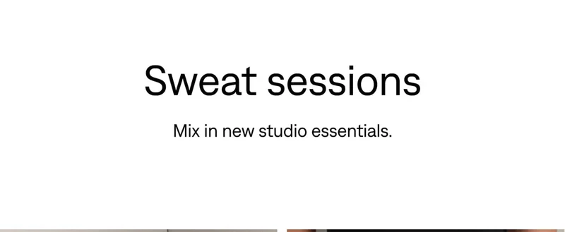 Sweat sessions