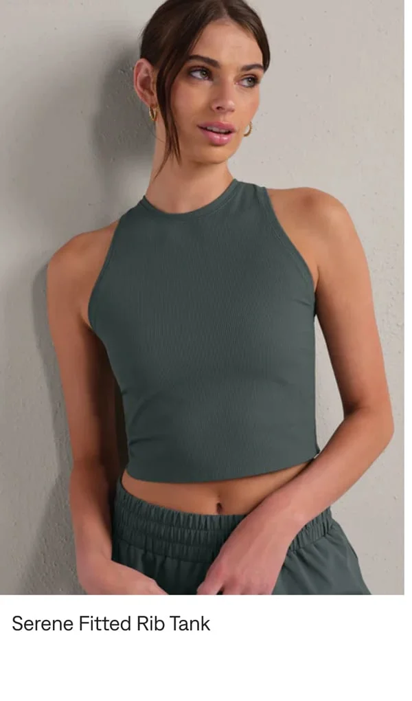 Serene Fitted Rib Tank