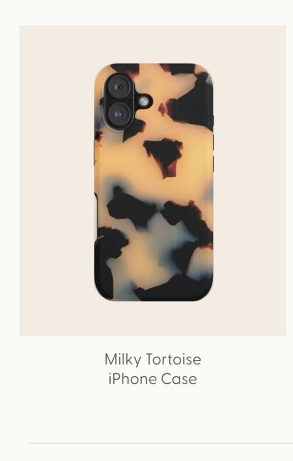 Milky Tortoise iPhone Case