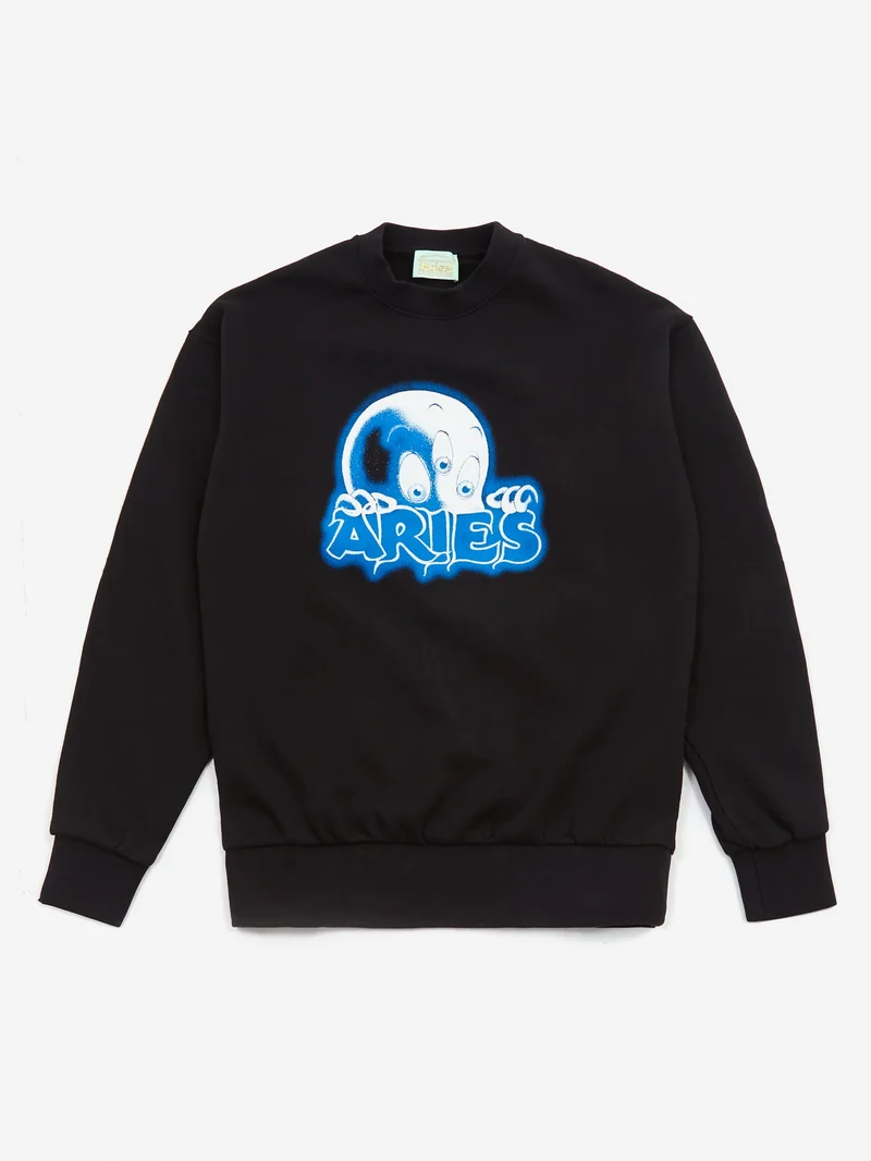 Image of Aries Kasper Sweat - Black