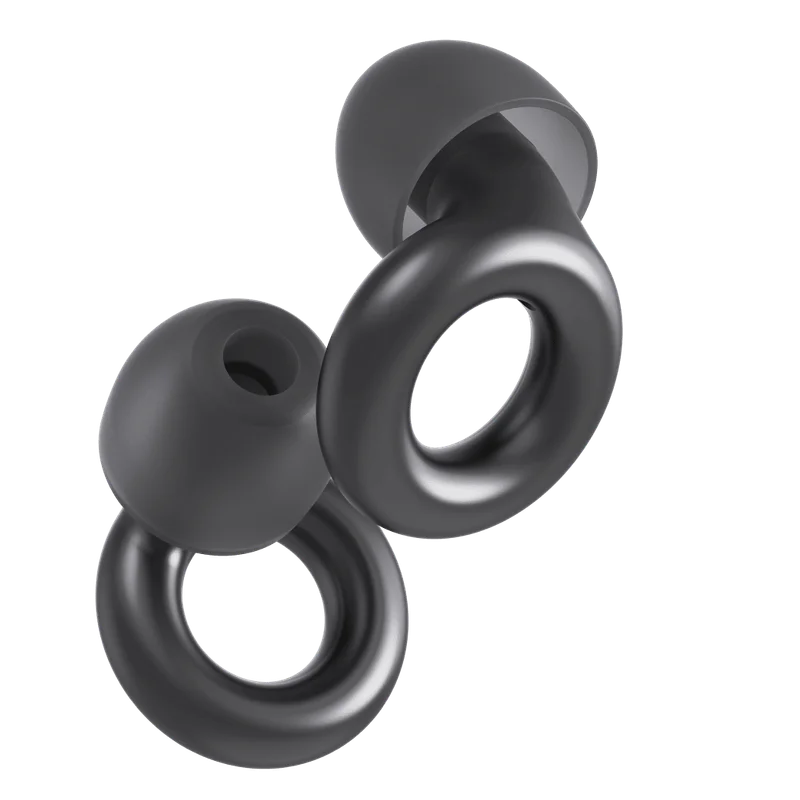 Experience 2 earplugs in Black.