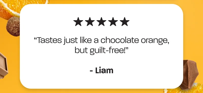 Tastes just like chocolate orange