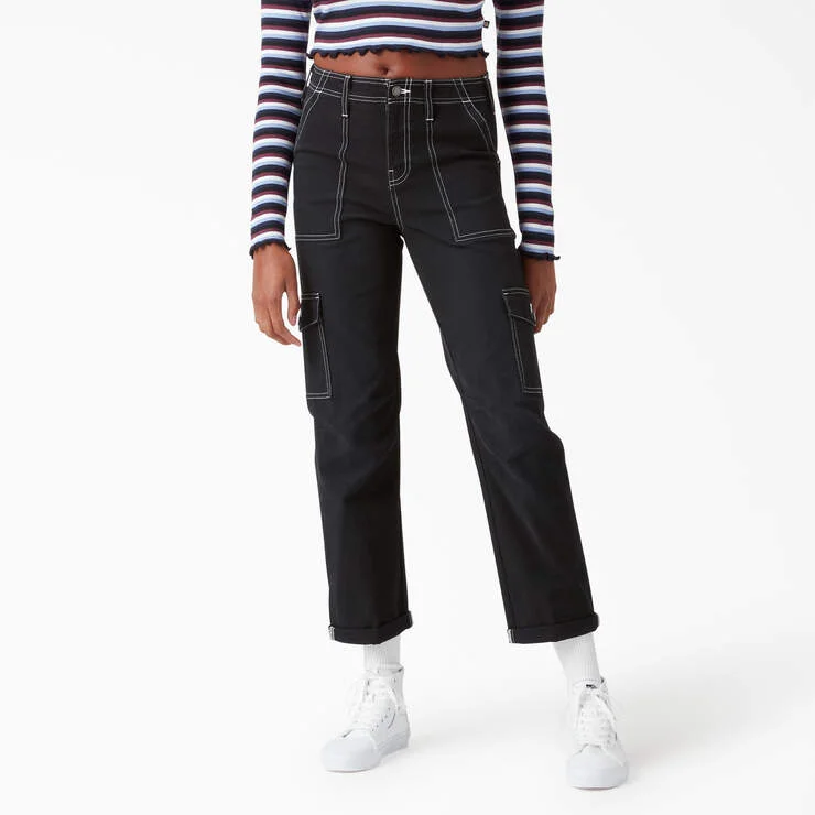 Women's Skinny Fit Cuffed Cargo Pants
