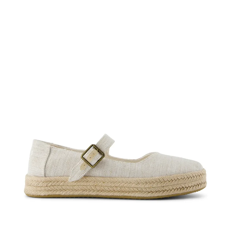 Image of Carolina Mary Jane Espadrille Natural Yarn Dye