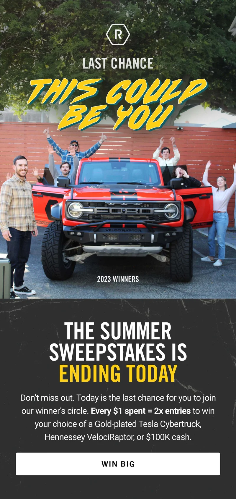 Summer Sweepstakes is Ending Today | Last Chance to Win Big