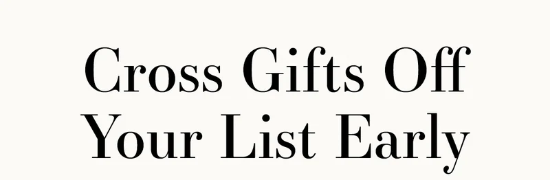 Cross Gifts Off Your List Early