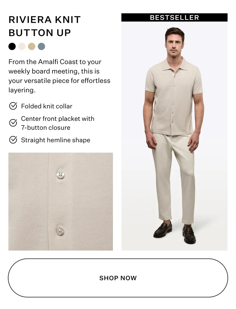 Shop Riviera Knit Button Up