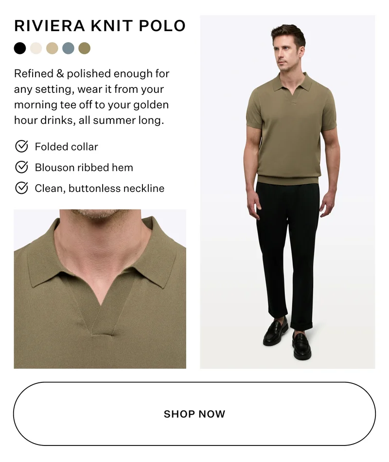 Shop Riviera Knit Polo