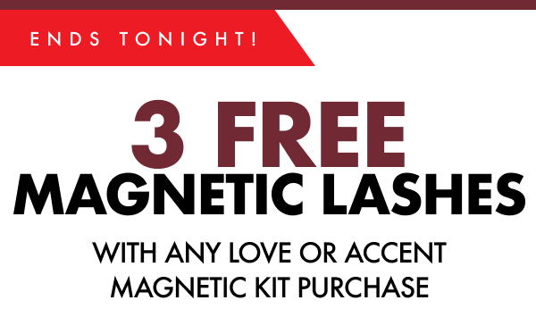 3 Free Magnetic lashes