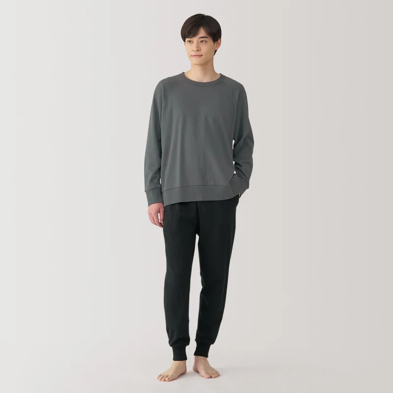 Image of Men's Loose-Twist Sweatshirt Loungewear Set