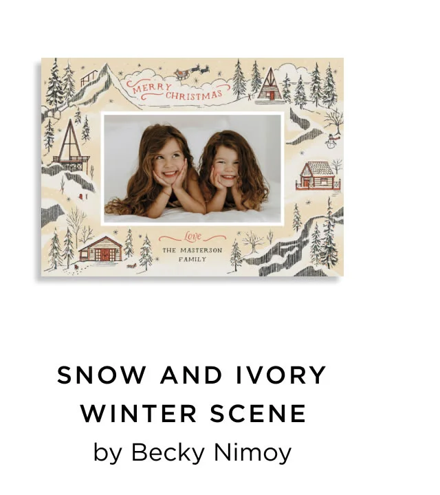 Snow and Ivory Winter Scene