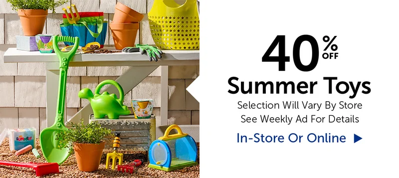 40% Off Summer Toys - Select Categories