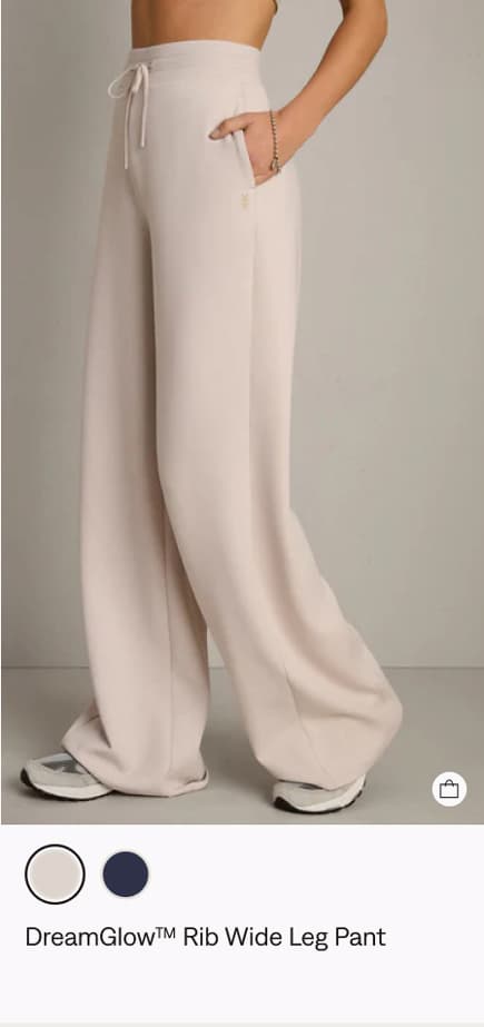 DreamGlow™ Rib Wide Leg Pant