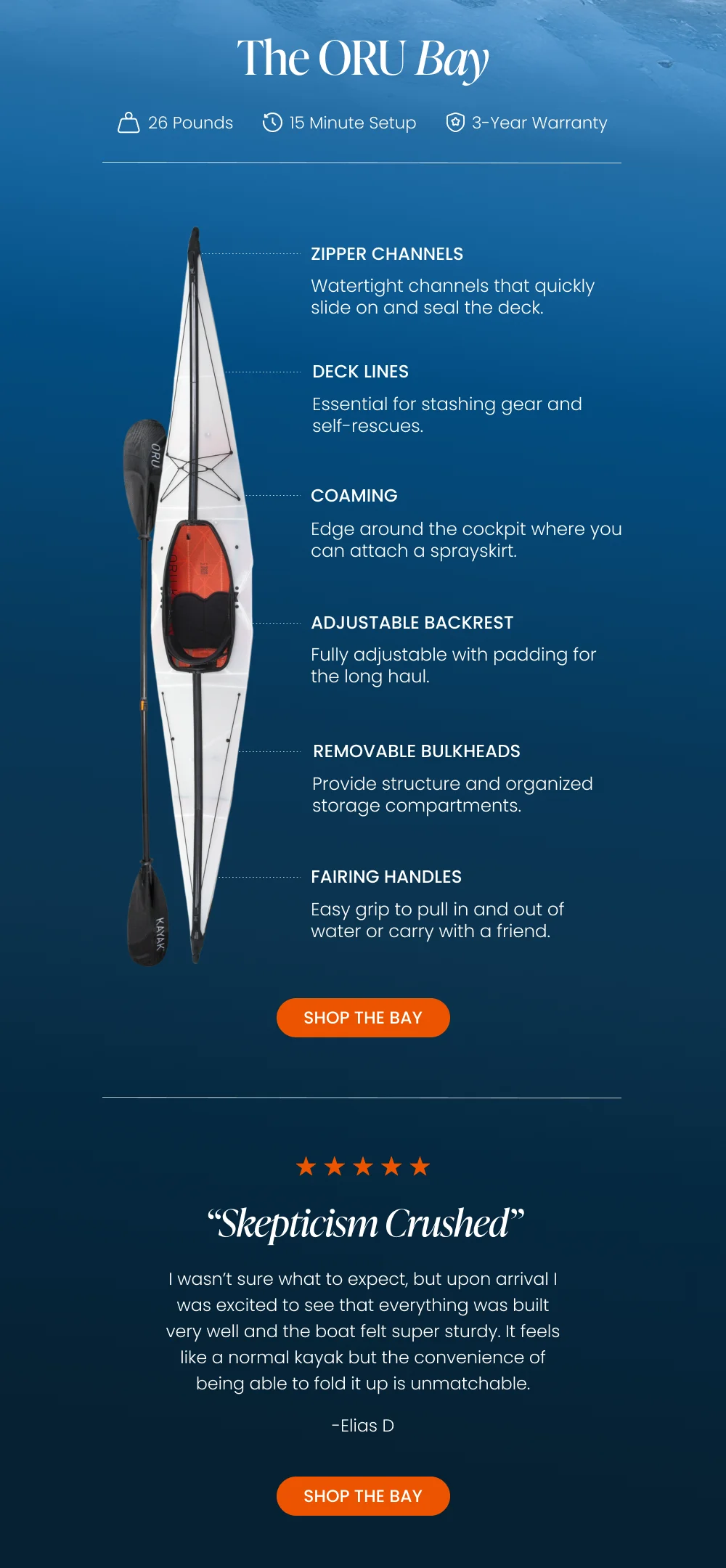 Oru Bay - Versatile & Sporty, Built For Speed & Choppy Waters Oru Bay - Versatile & Sporty, Built For Speed & Choppy Waters