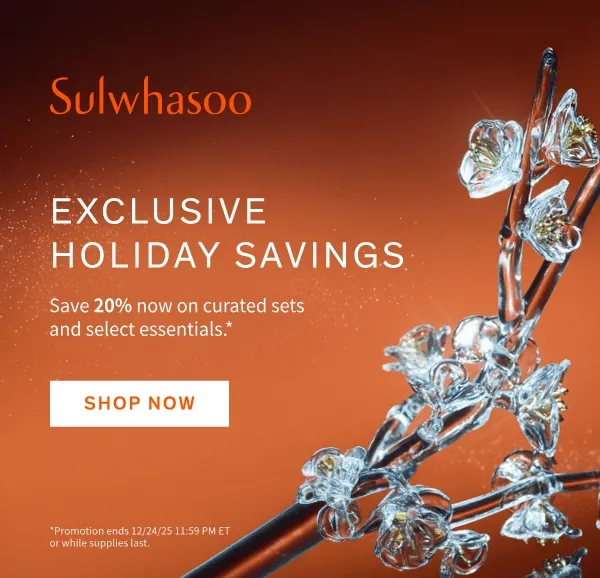 20% Off Holiday Sets and select products