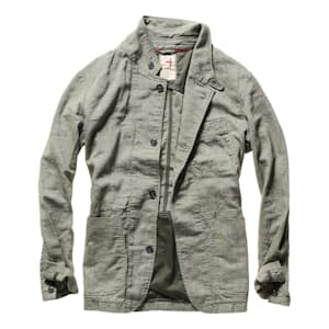 Tropical Trap Linen Blazer