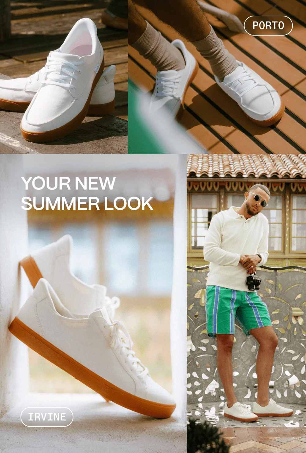 Porto. Irvine. Your new summer look.