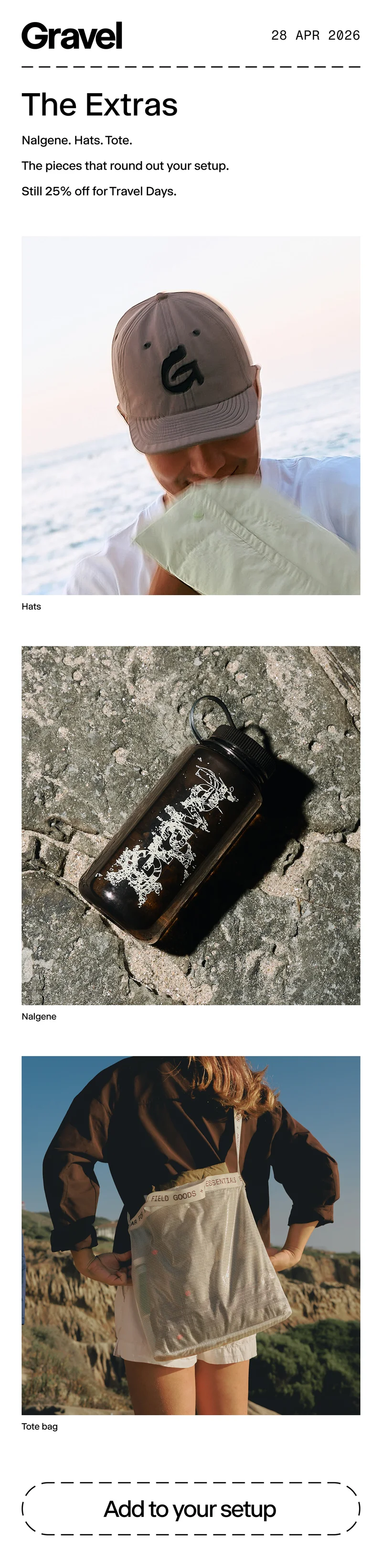 Gravel | 25% Off, no code needed Gravel | 25% Off, no code needed