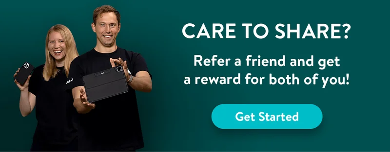 Refer a friend and get a reward for both of you!